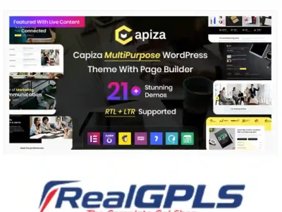Capiza - Creative Business & Agency WordPress Theme GPL V2.0