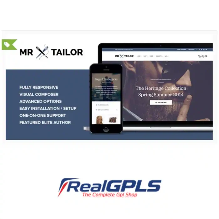 Mr. Tailor Theme GPL v6.7 - Image 1