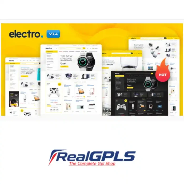 Electro Theme GPL v3.5.6 - Image 1