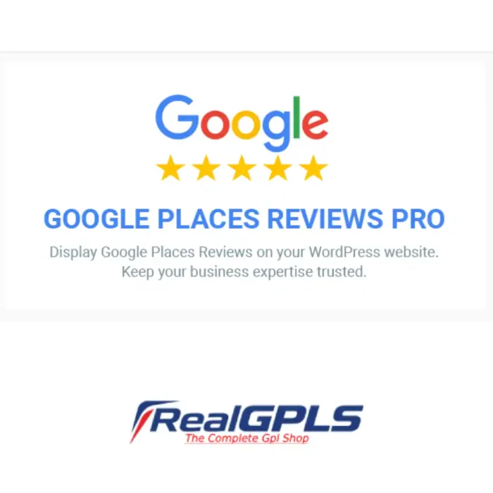 Google Places Reviews Pro WordPress Plugin GPL v2.5.2 - Image 1